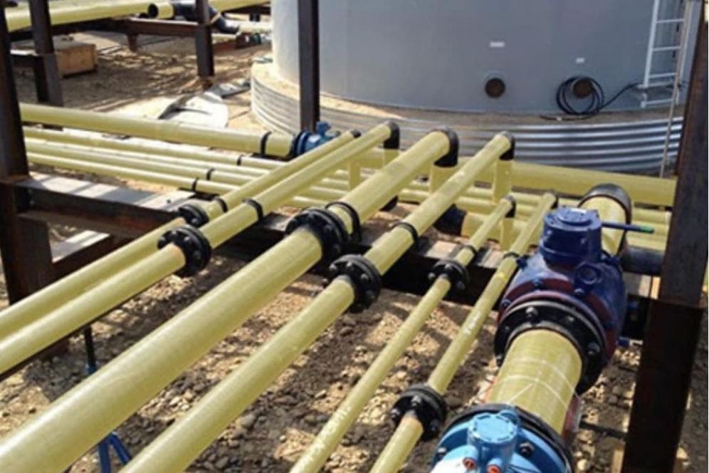 Corrosion-resistant piping installation
